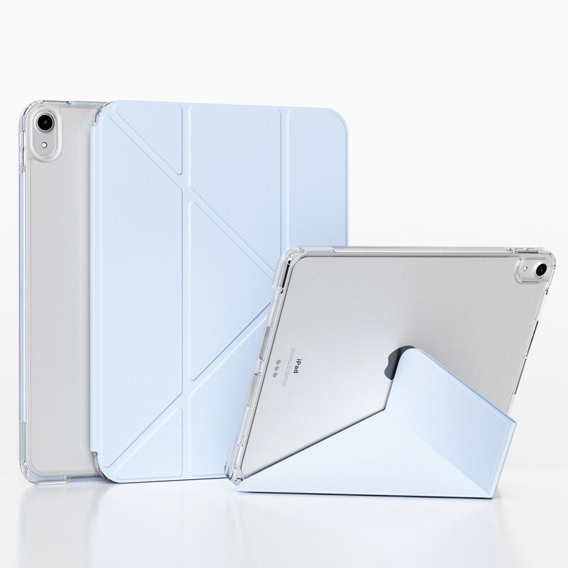 ペンスロット付き ipad 保護ケース 無地透明 Y 字型タブレット保護ケース air7 タブレット保護ケース 落下防止保護|undefined