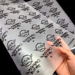 尺码后领烫标洗水唛热转印T恤无感后领标牢度好烫画烫图转印标