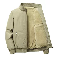 AliExpress трансграничная бархатная утолщенная куртка мужская зимняя повседневная куртка мужская хлопковая куртка с воротником стойкой мужская куртка больших размеров