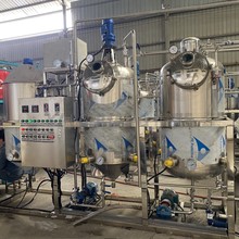 菜籽棕榈油大豆油精炼设备 自动食用油炼油机毛油脱色脱臭精炼罐
