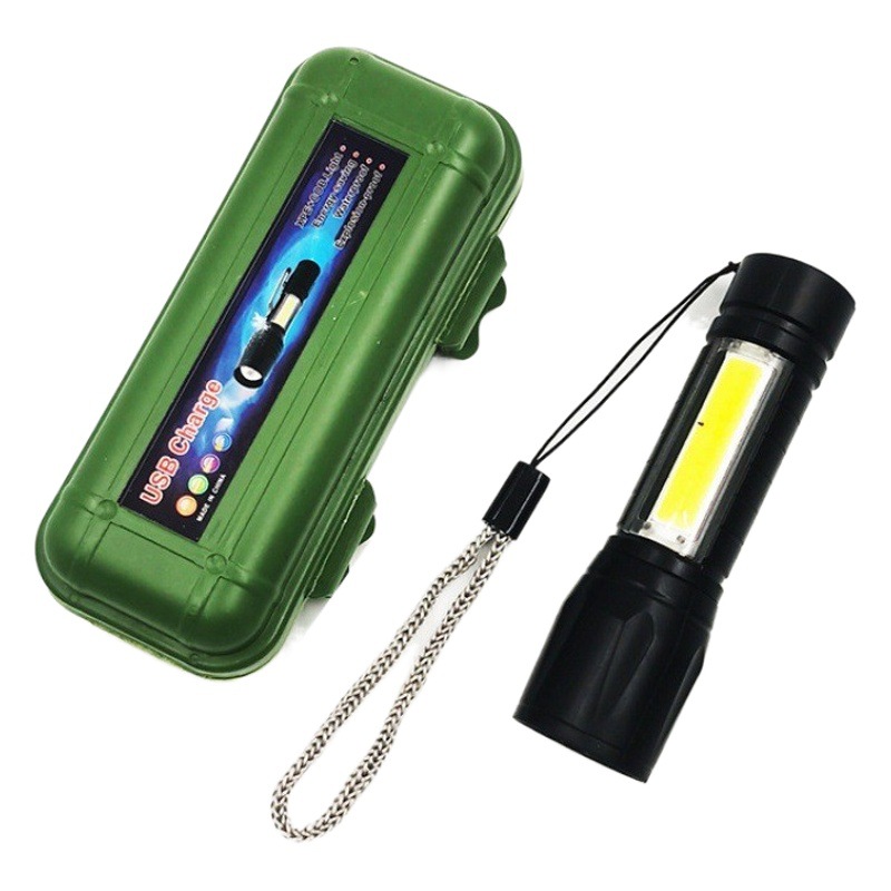 Fábrica al por mayor 511s zoom linterna USB carga directa Super brillante al aire libre impermeable LED mini linterna