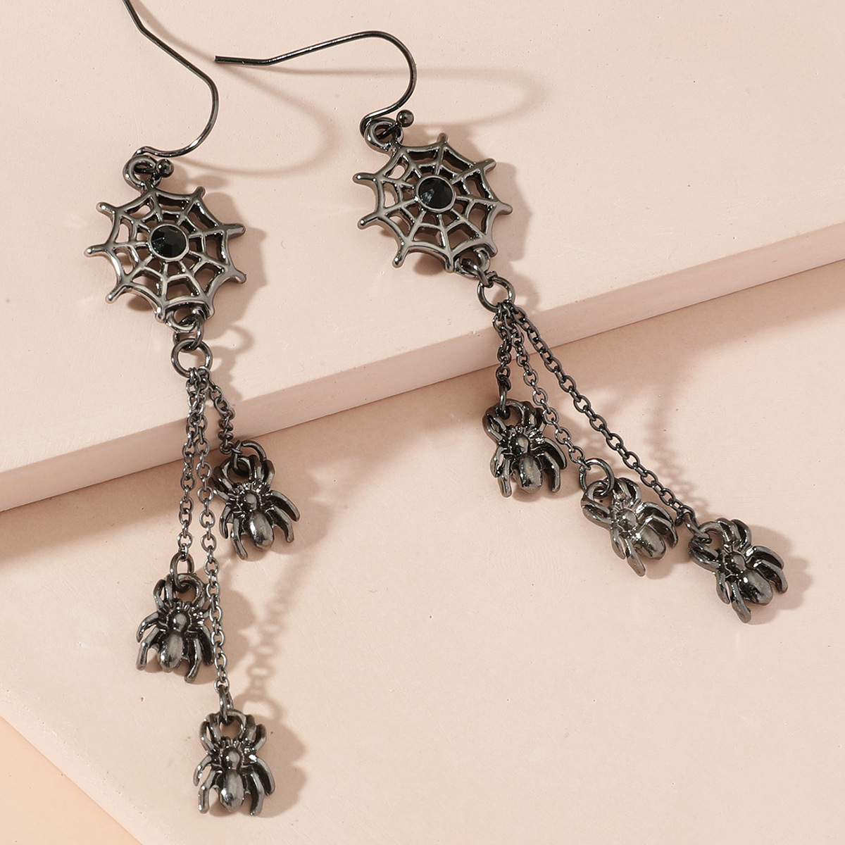 Halloween spider skull ghost bat earrings wholesale Nihaojewelry