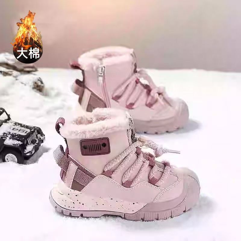 Girls' Sports Shoes, Cotton Shoes, Winter New Kidsren's Casual Shoes, Boys' Soft-Soled Snow Boots, Velvet and Thickeneded Baby Shoes Girls' Sports Shoes, Cotton Shoes, Winter New Kidsren's Casual Shoes, Boys' Soft-Soled Snow Boots, Velvet and Thickeneded Baby Shoes