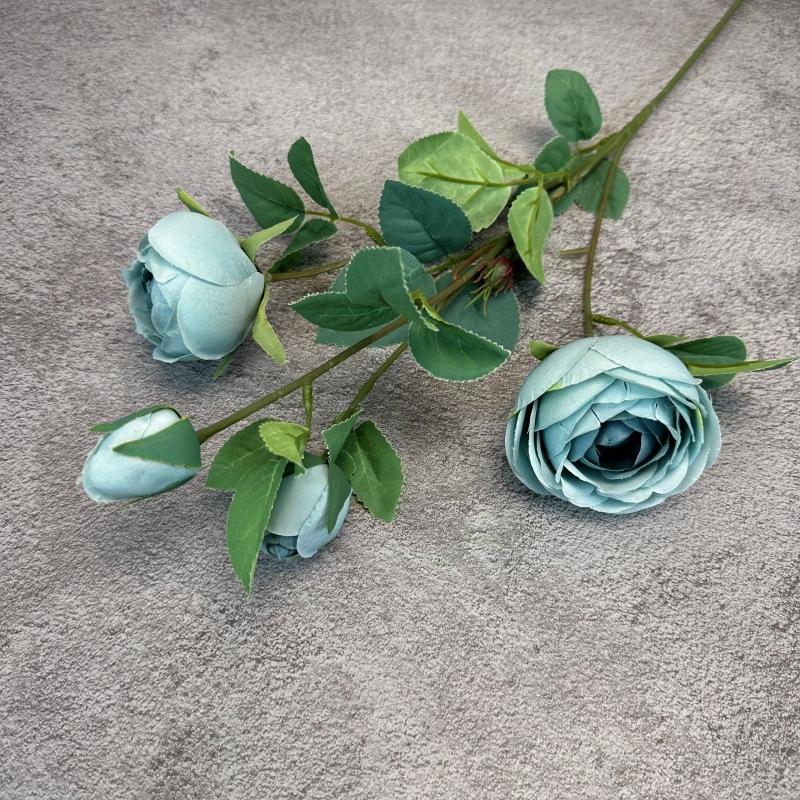 Estilo Europeo 4-cabeza imperial concubina Rosa flor artificial imperial concubina Rosa casa decoración suave boda falsa flor tiro accesorios Flor de seda al por mayor