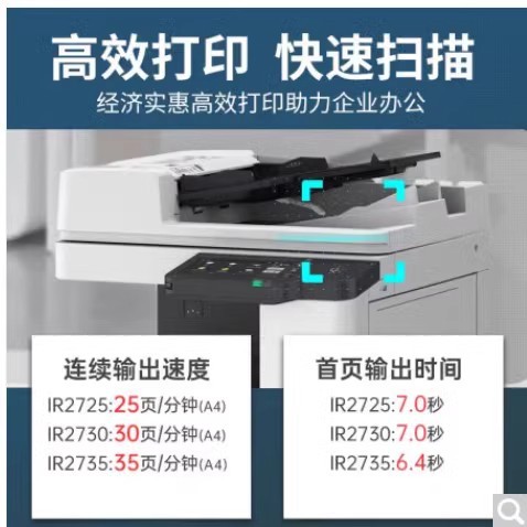 IR2925 fotocopiadora A3 gran máquina compuesta digital láser en blanco y negro de red de doble cara todo en uno