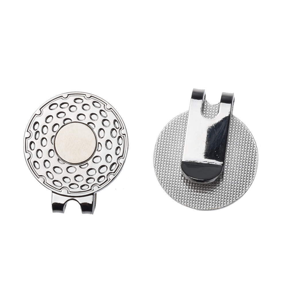 Clip para sombrero de golf Etiqueta de posición de la bola de hardware Golf mark Clip para tapa magnética Metal Mark