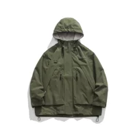 KAIZ Kaizhong x AIKAWA'S TREE 2024 AW Японский осенний водонепроницаемая молния куртка J8127