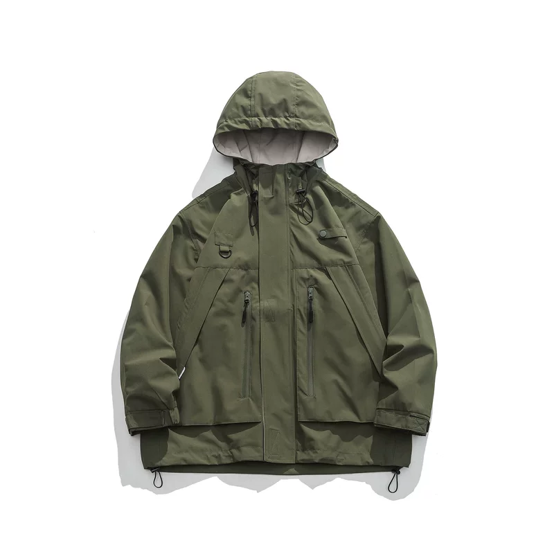 KAIZ Kaizhong x AIKAWA'S TREE 2024 AW Японский осенний водонепроницаемая молния куртка J8127