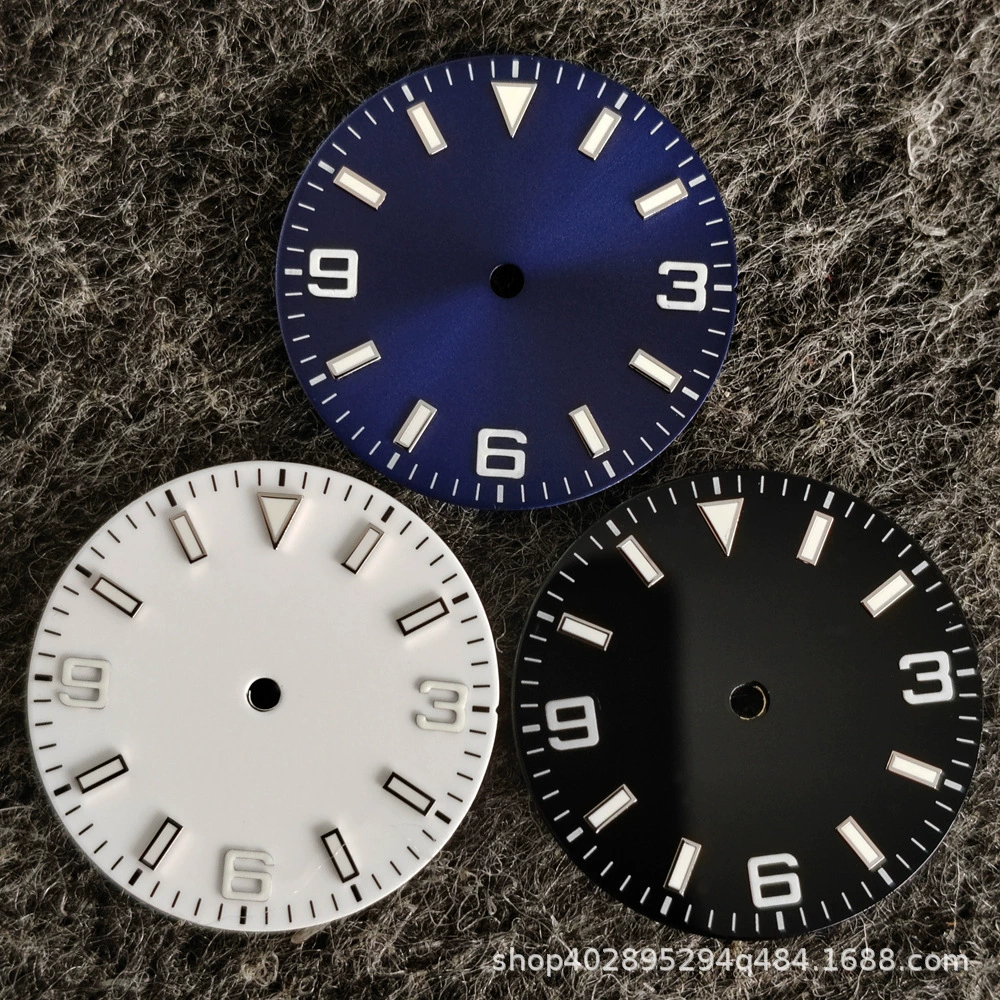 Циферблат часов 29,2 мм зеленый светящийся циферблат буквально подходит для Pearl 2813 и японского движения серии 8215