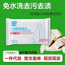 支持密文面单羽绒服清洁湿巾羽绒服湿巾去油污免洗加大加厚湿纸巾