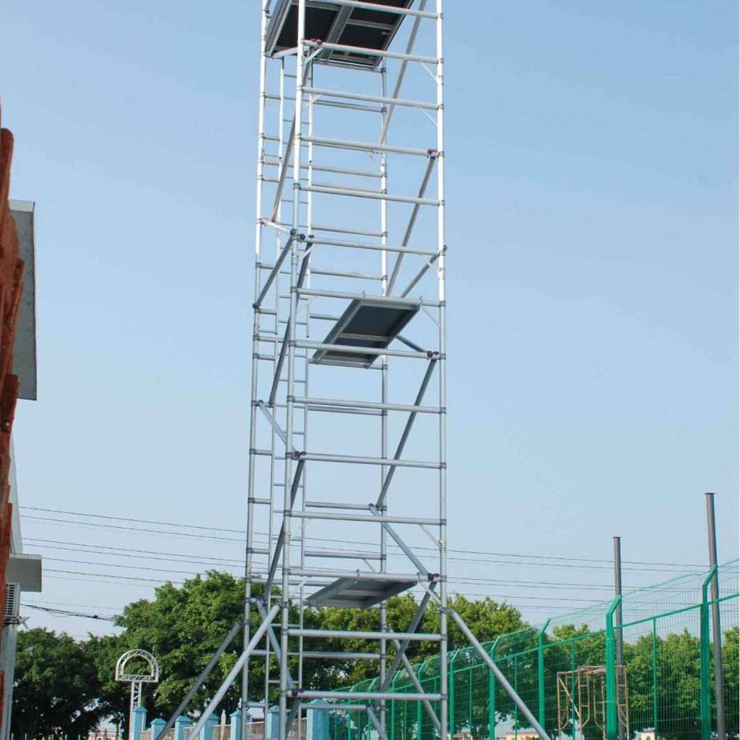 佛山厂家外销直供快装铝合金脚手架扣件批发阿里亚马逊脚手架及其