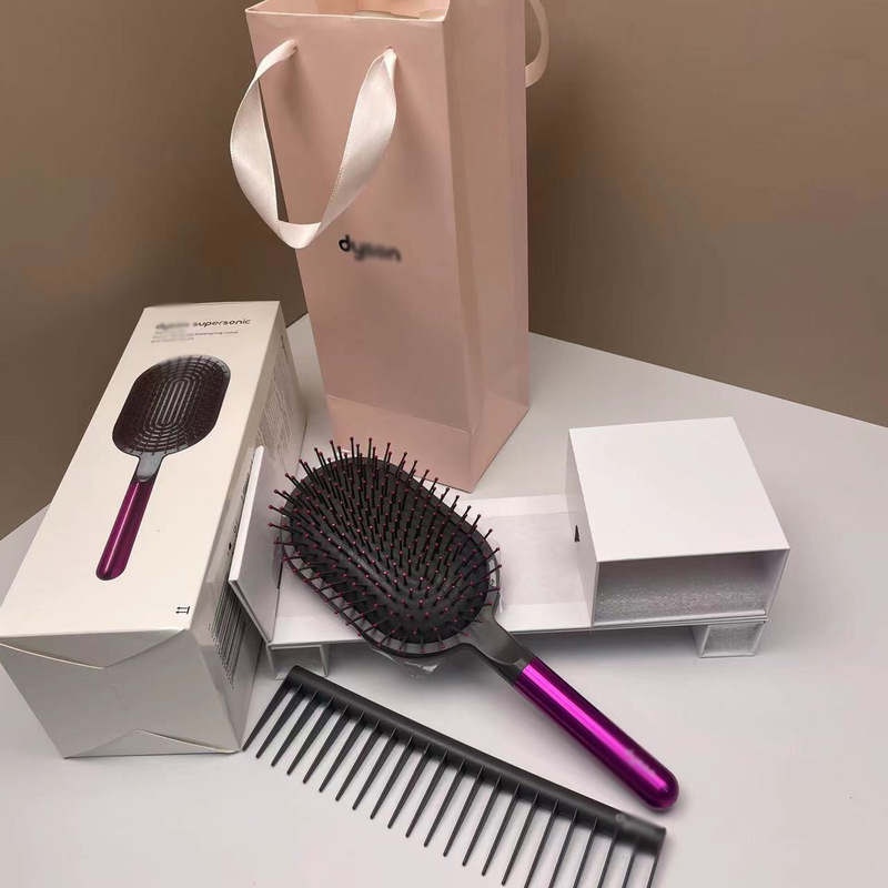 ダイソン同型エアクッション櫛広歯櫛マッサージ櫛携帯型滑らかな櫛女性帯電防止エアバッグ櫛セット|undefined