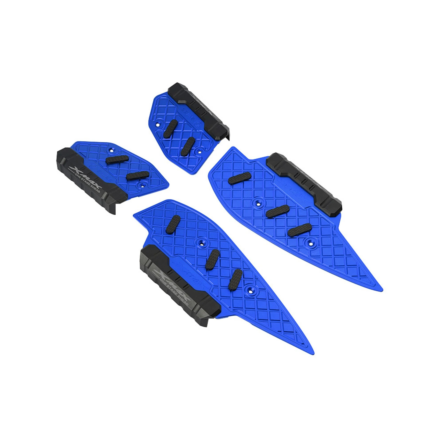 Suitable for Xmax300 Yamaha 17-26 Models Modified Aluminum Alloy Anti-Slip Foot Pedals Anti-Fall Rubber Pad Protective Accessories