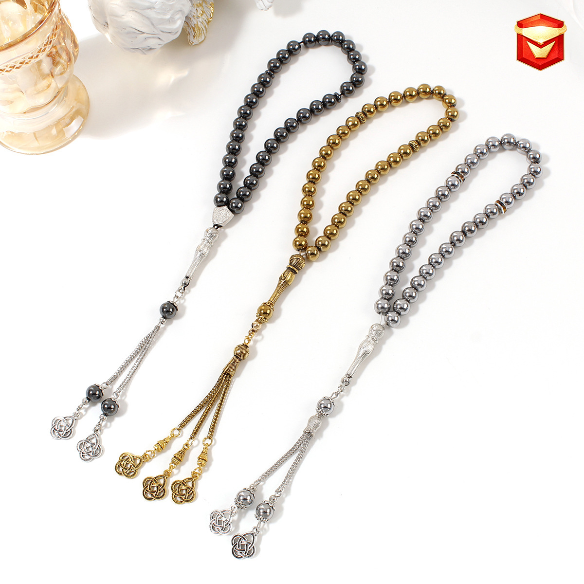 Arabic rosary, round beads, bead bracelet, Birthday gift
