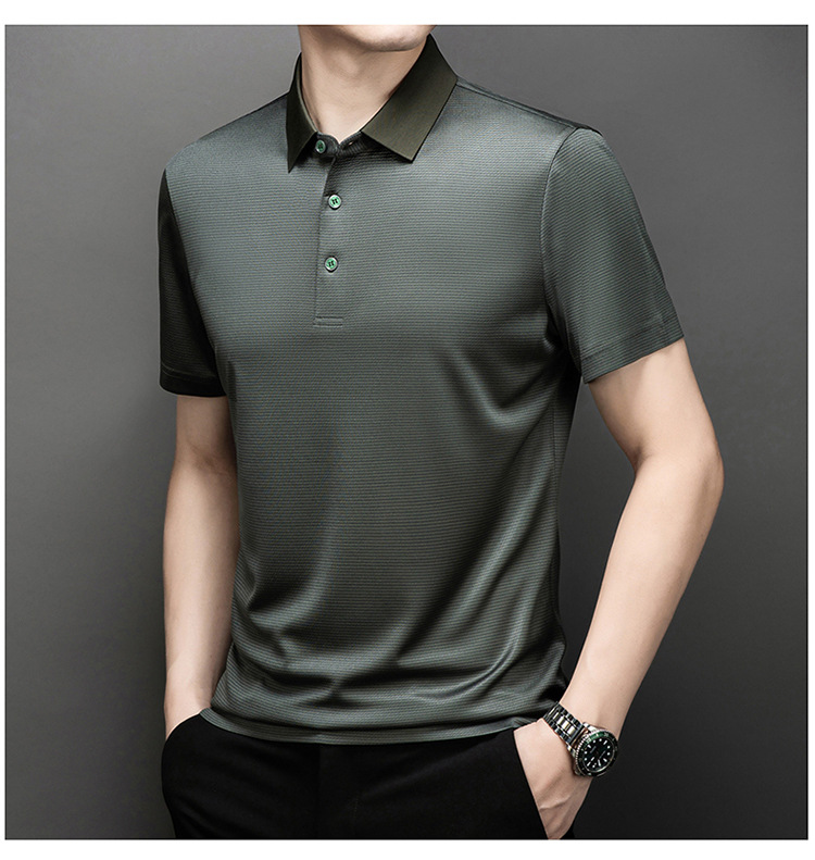 C6196 2100K ÁO THUN NAM YUPTYLO NGẮN TAY TRUNG NIÊN KÍN CỔ THỜI TRANG NAM LỤA TƠ TẰM G05 SẢN PHẨM MỚI