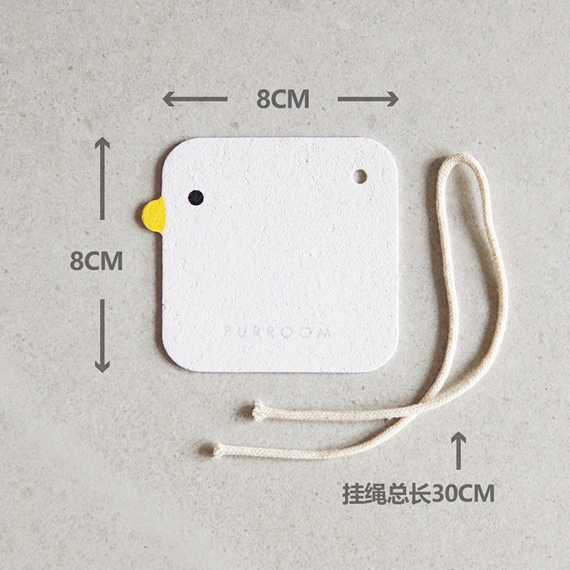 Purroom Compressed Wood Pulp Cotton Natural Wood Pulp Cotton Non-stick Oil Dishwashing Artifact Cute Chick Dishwashing Sponge Wipe