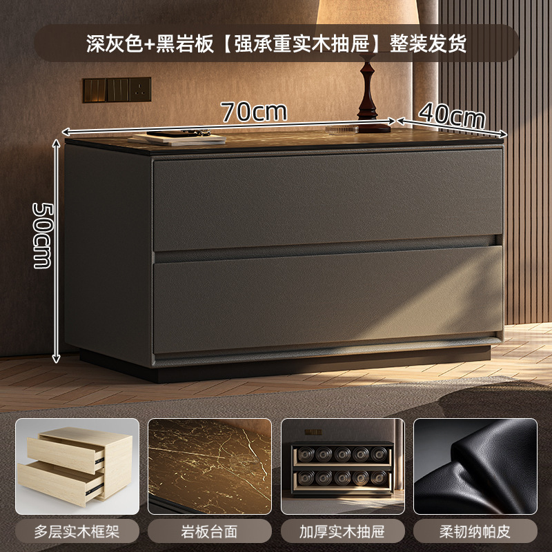 Taberna de cabecera armario de almacenamiento en un todo 2025 nuevo armario de almacenamiento de dormitorio doméstico de gran tamaño armario de madera maciza de lujo ligero