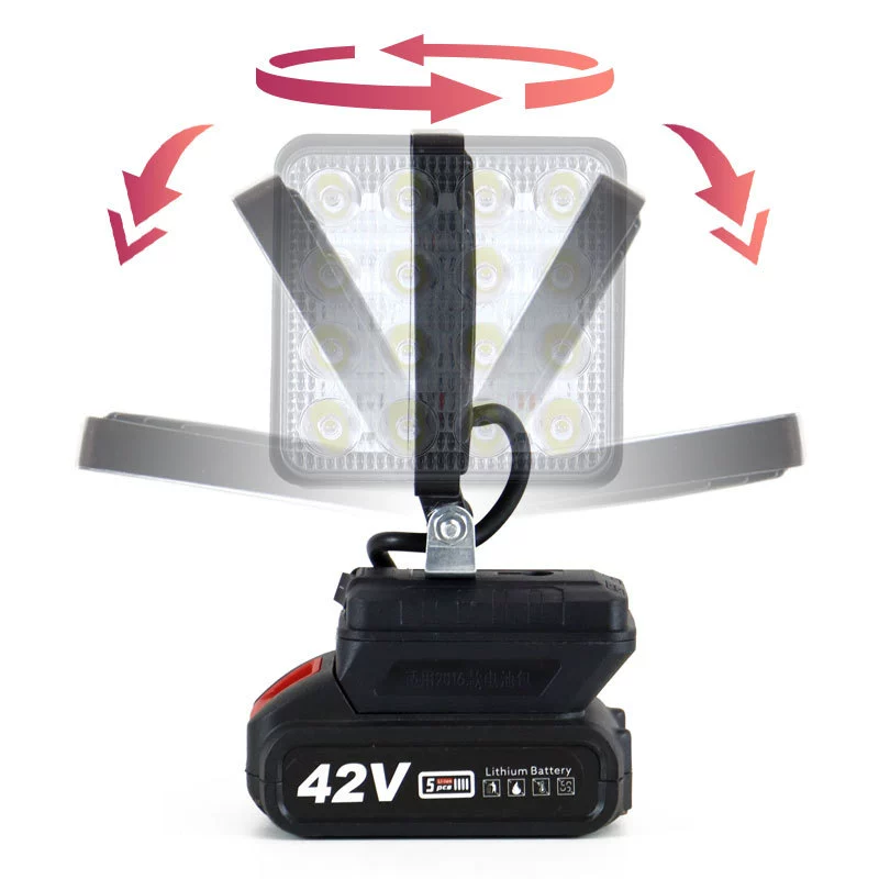 Wireless travel universal handheld LED lights for camping, rechargeable lithium battery