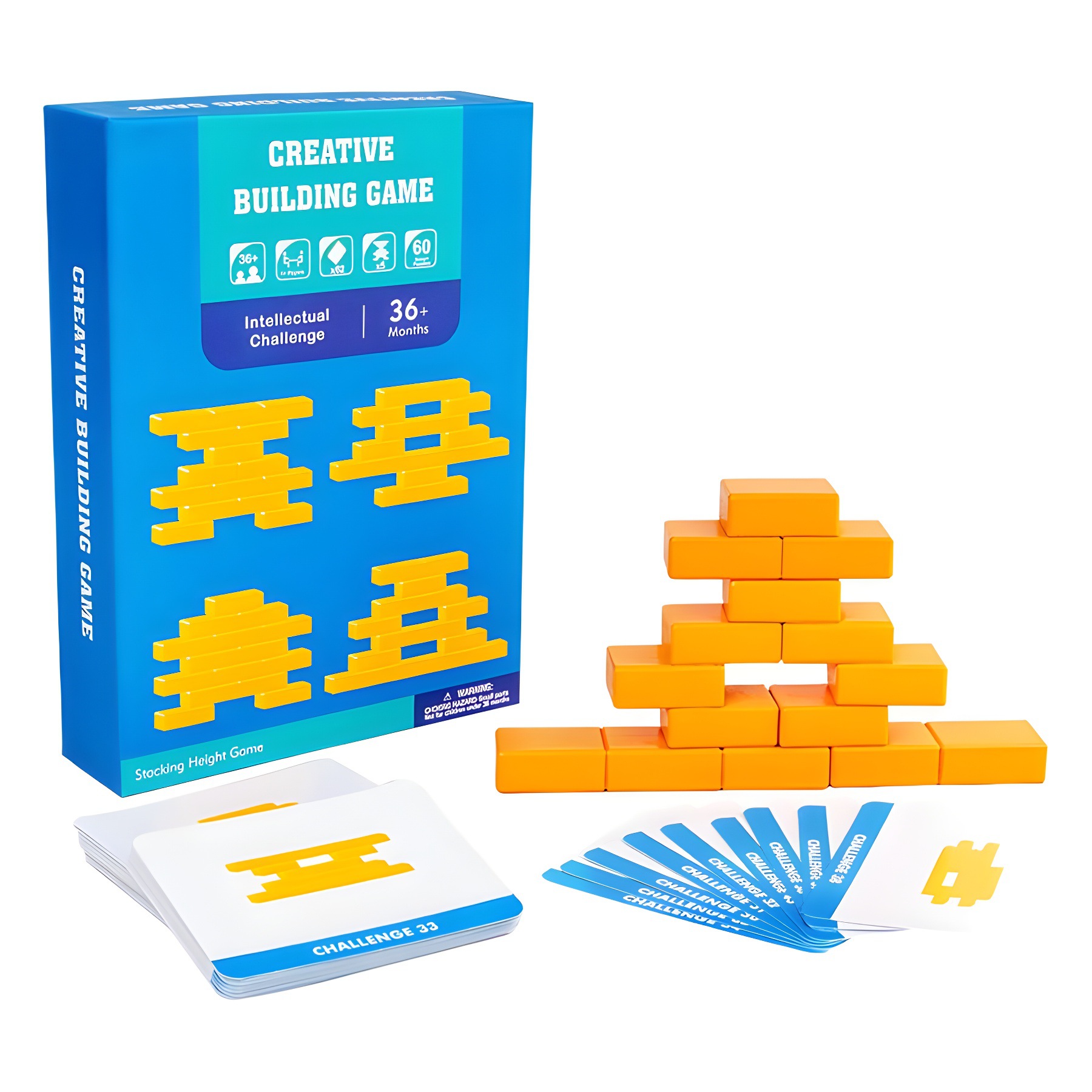 Bloques de construcción creativos para bebés de educación temprana puzzles divertidos pieza de pieza de pieza de pieza Juguetes de madera de entrenamiento de pensamiento