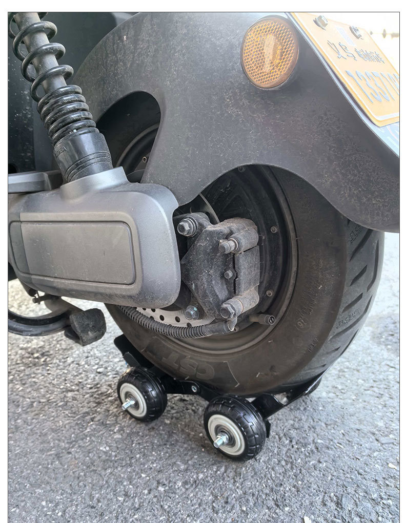 Titan electric motorcycle tire burst emergency booster, extra-thick steel plate, strong grip, wear-resistant auxiliary booster