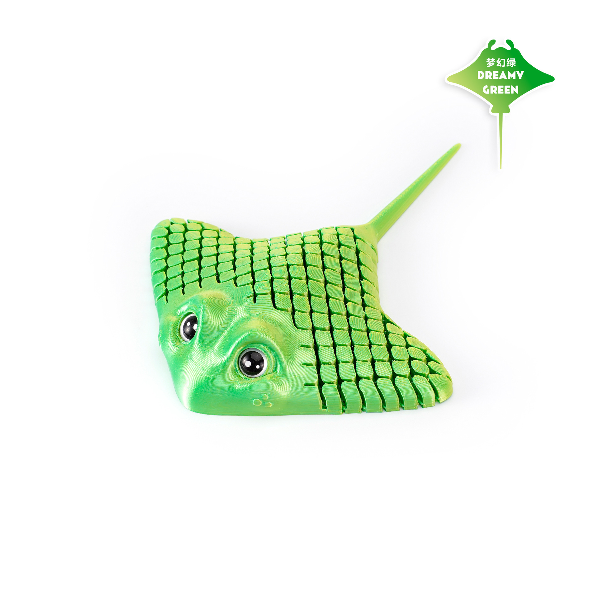 Ventas transfronterizas de impresión 3D peces diablo rayas ornamentos acuario paisajismo ornamentos creativos juguetes de impresión 3D para niños