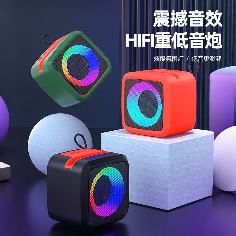 911 Bluetooth スピーカーワイヤレスオーディオポータブルデスクトップ屋外小型サブウーファー重低音高品質|undefined