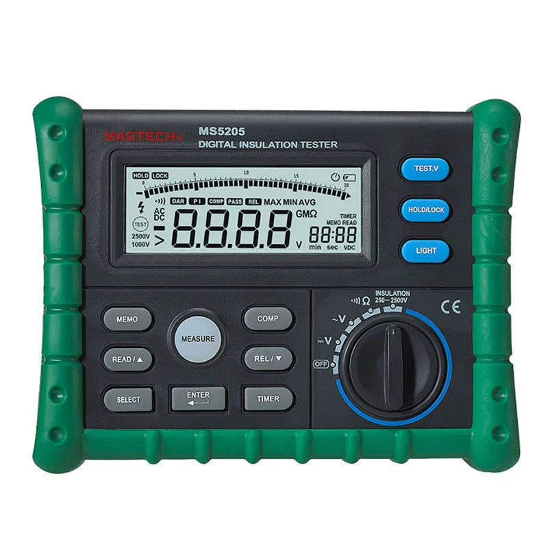 MASTECH Хуа инструмент MS5205 цифровой изоляционный резистор 2500V мегерометр