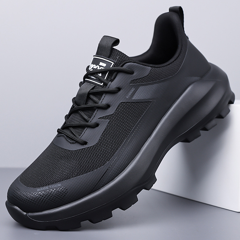 Outdoor Sports Shoes for Men, Summer Breathable Mesh Shoes, Lightweight Travel Casual Shoes, Hiking and Mountaineering Shoes, Cross-Country Running Shoes