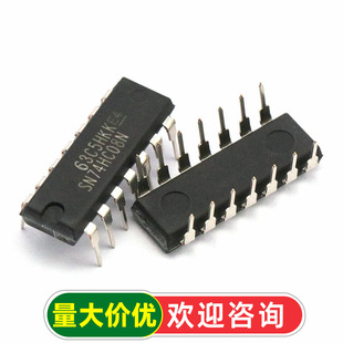 ��TELESKY�� SN74HC08N ֱ�� DIP14 74ϵ�� IC оƬ (2��)