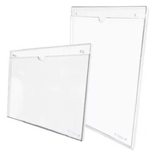 亚克力可挂卡槽职务框相框展示框广告栏25*28CM丙烯酸横竖5件套