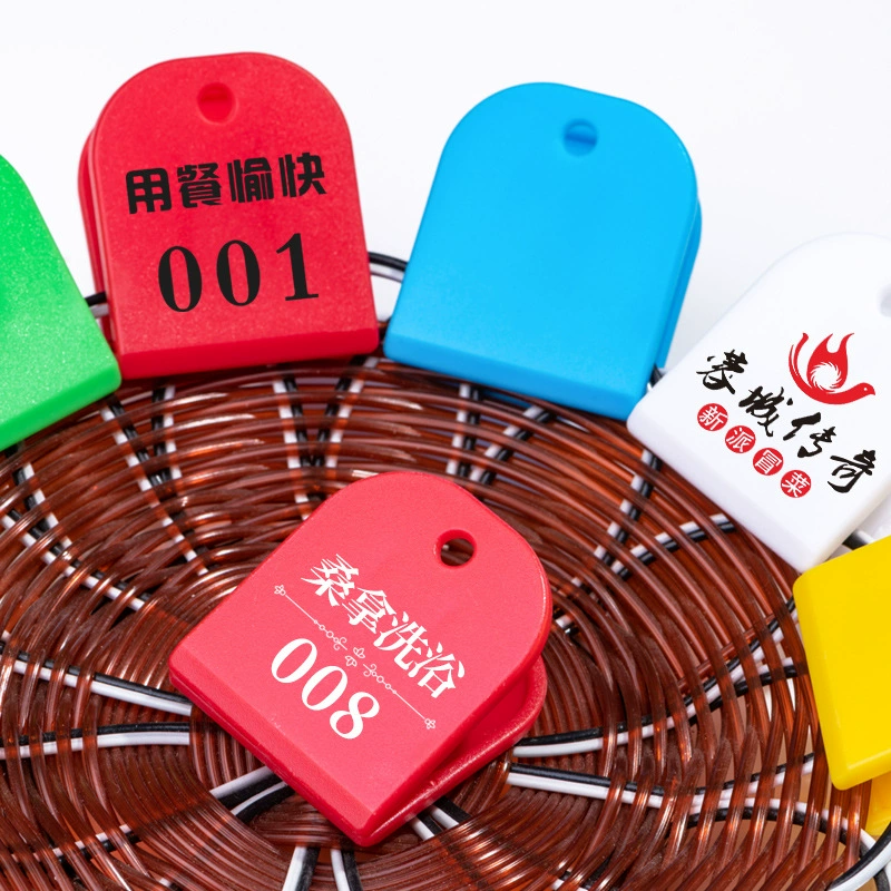 Индивидуальный пластиковый зажим для номера, номерной знак, красочный зажим для имени, зажим для острого горячего горшка, маленький зажим для обуви для сауны
