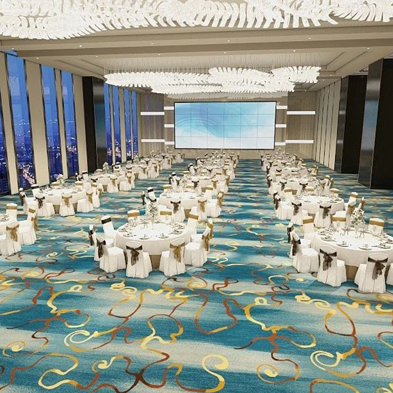 Alfombras de lana Akmin edificio de oficinas alfombras de corredor de hotel alfombras insonorizantes profesionales personalizadas ignífugas