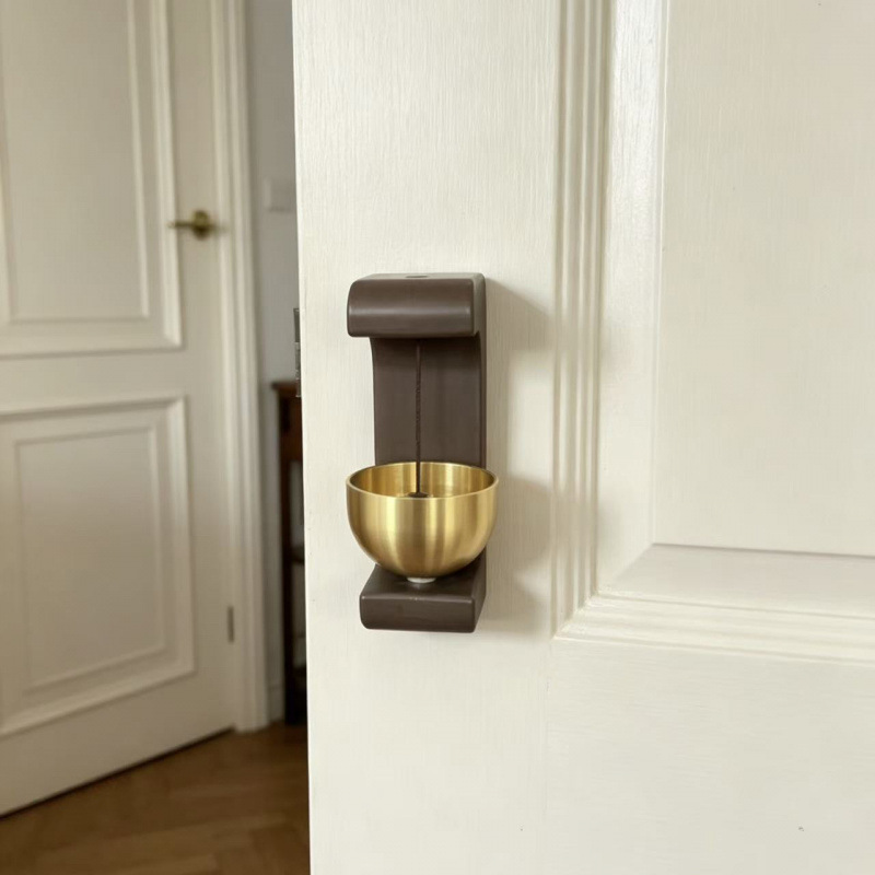 household register and obtain a residence permit Dopamine Pure copper Wind chime Magnetic attraction doorbell The door Remind Small bell decorate Pendants