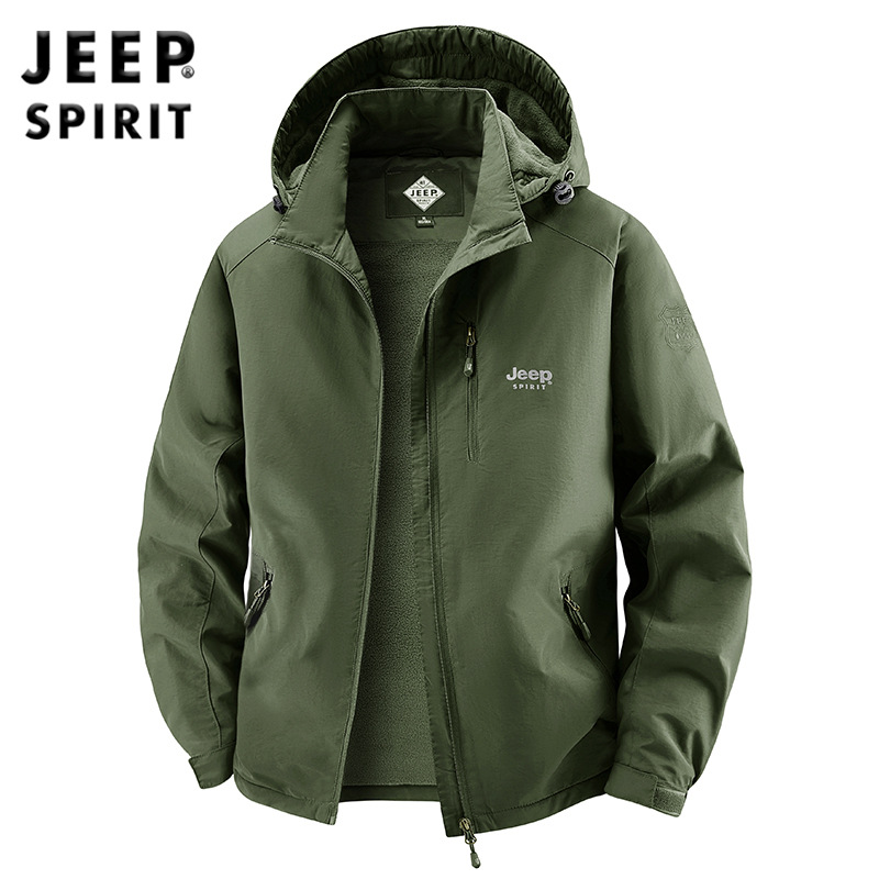 Men's casual winter warm jeep for leisure