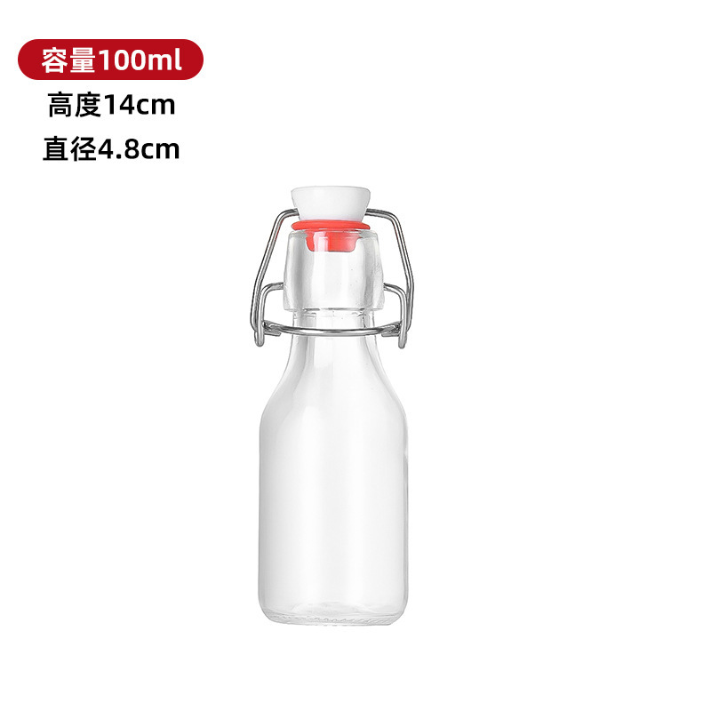 둥근 병 100ml, 투명