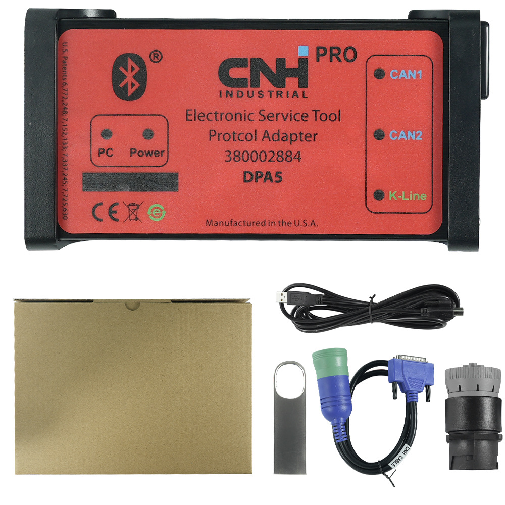 跨境新品CNH DPA5带蓝牙农业诊断EST CNH PRO挖掘机诊断仪器工具