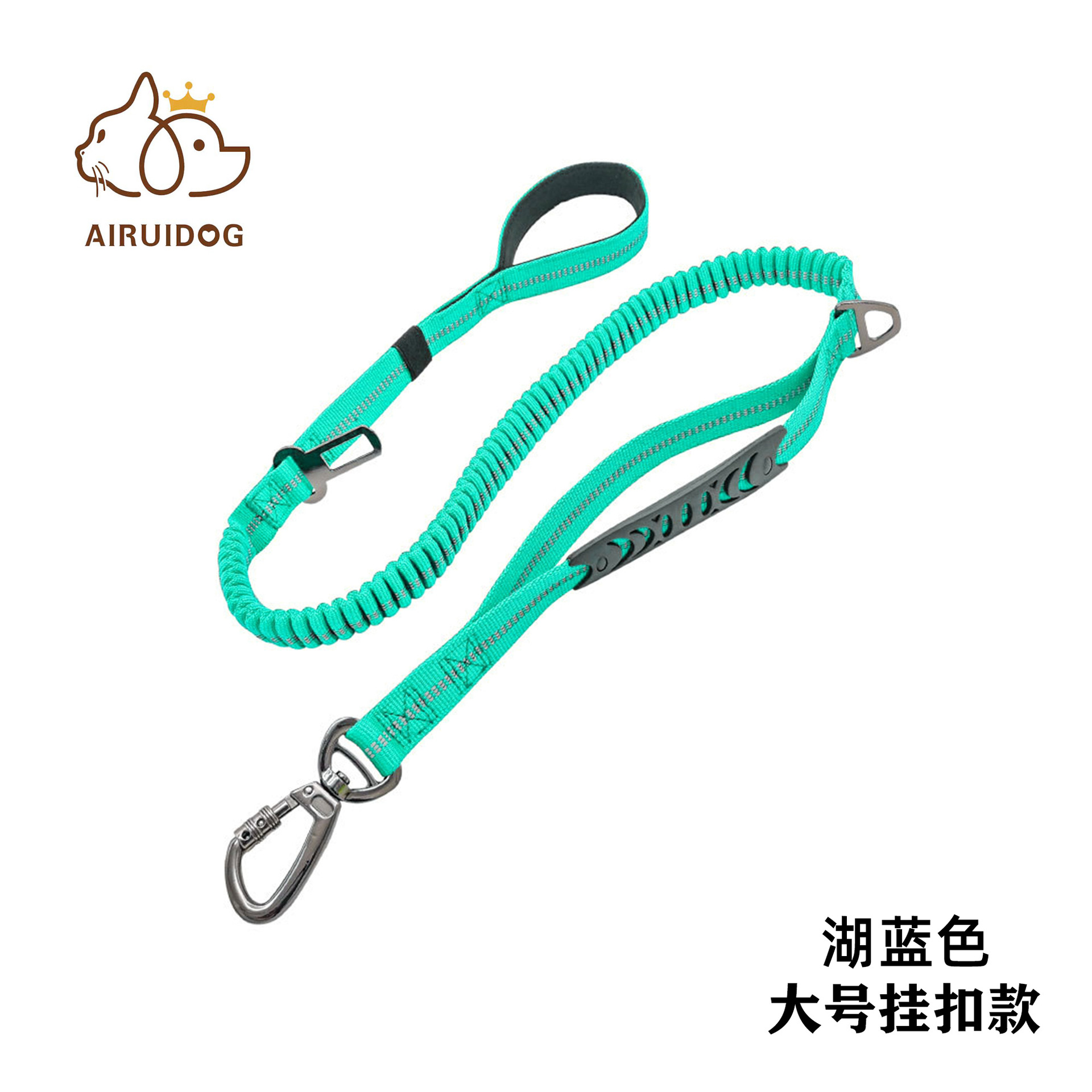 Botón colgante convencional azul lago