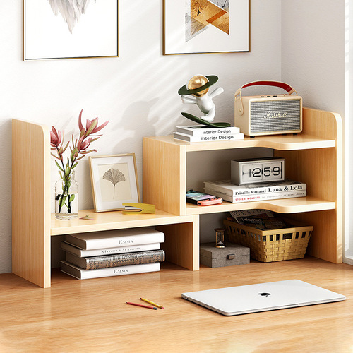 Desktop bookshelf simple household multifunctional storage rack student dormitory small bookcase office desk storage