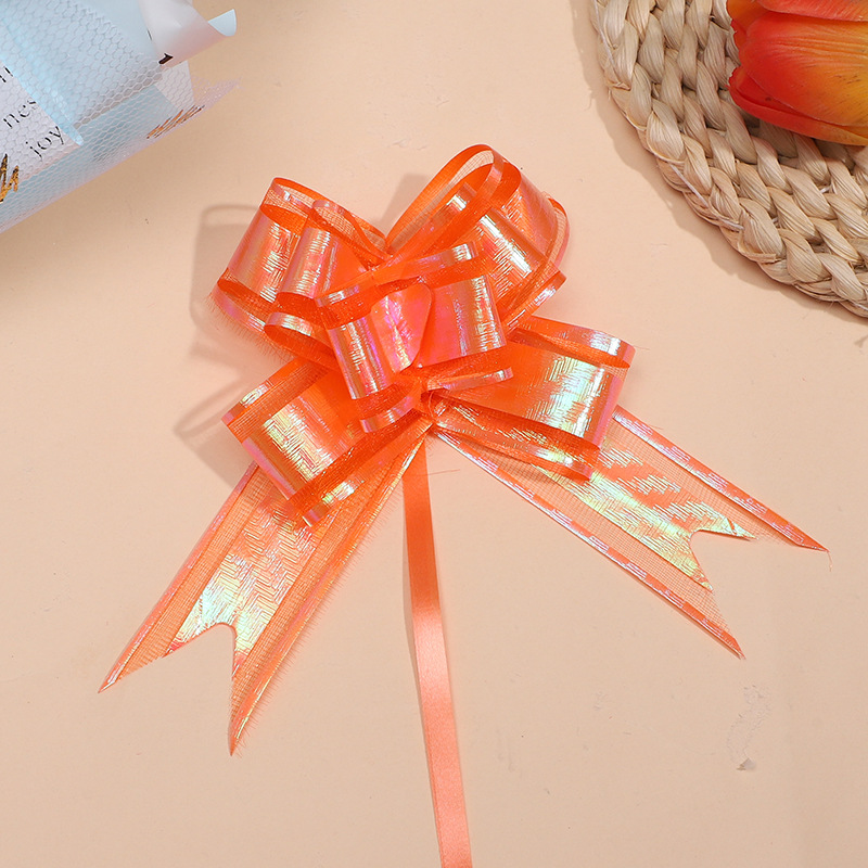 Nuevo medio 30 # hilo de nieve Iris flor dibujada a mano al por mayor brillante flash guirnalda cinta ventas directas de fábrica