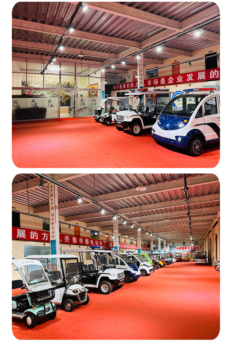 Electric Sightseeing Car 2 Seats Four Wheel Golf with Bucket Ball Car Scenic Spot Tourism Shuttle Hotel Reception Mobility Scooter
