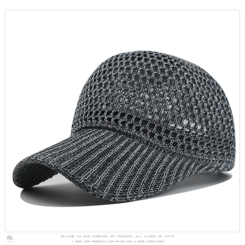 Boné de beisebol feminino proteção solar com malha respirável_voghion.com