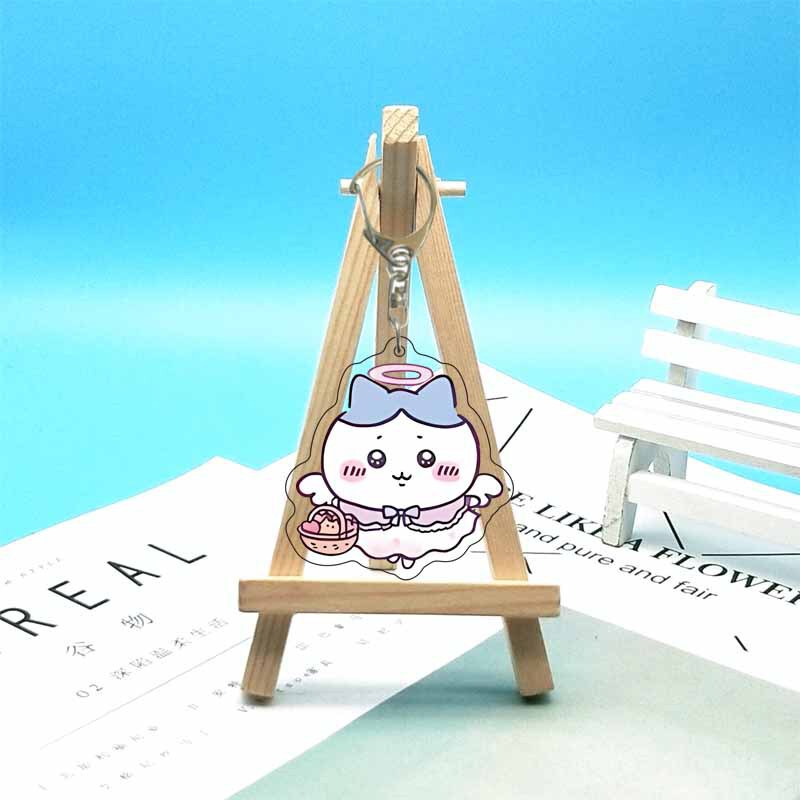 chiikawa ジイカワ ハチ小八 ins 漫画かわいいランドセル小さなペンダントアクリルキーホルダー|undefined
