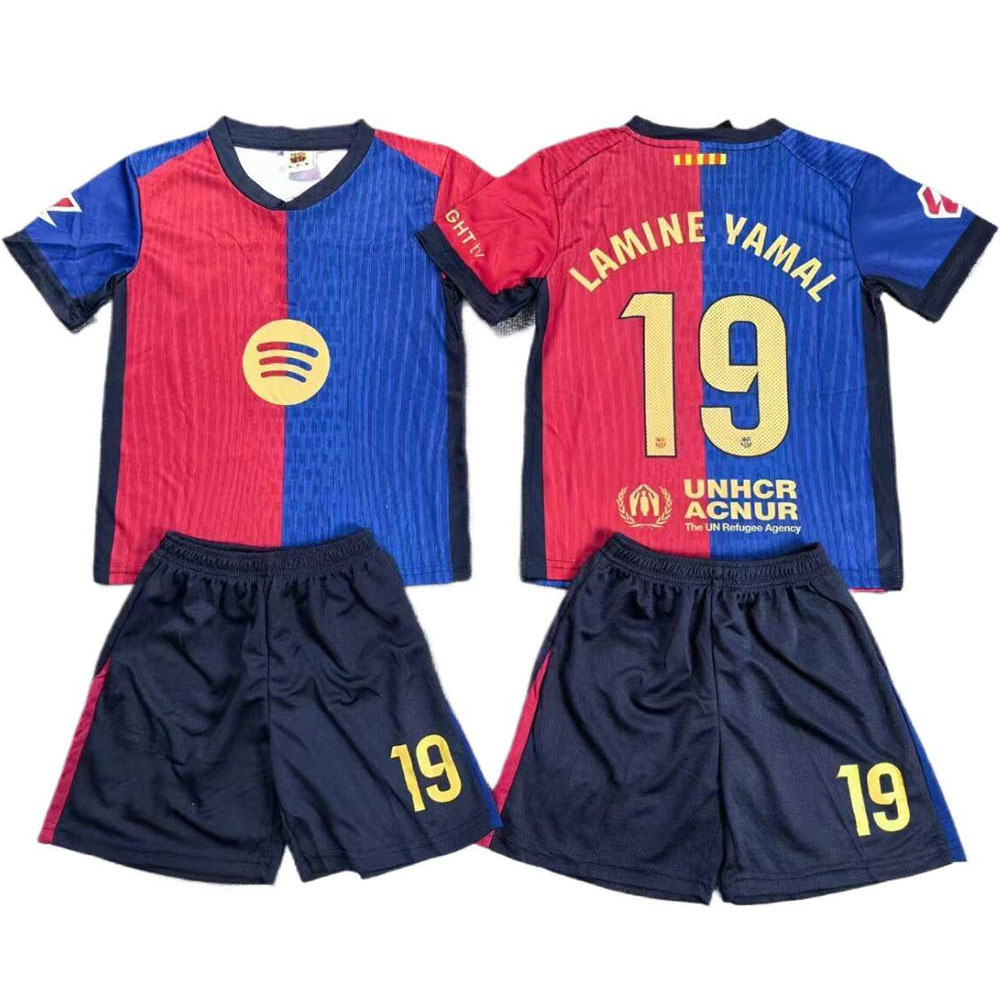 22-25 Miami Argentina France and other football uniforms with the number of children suit 2 to 15 years old football uniform training