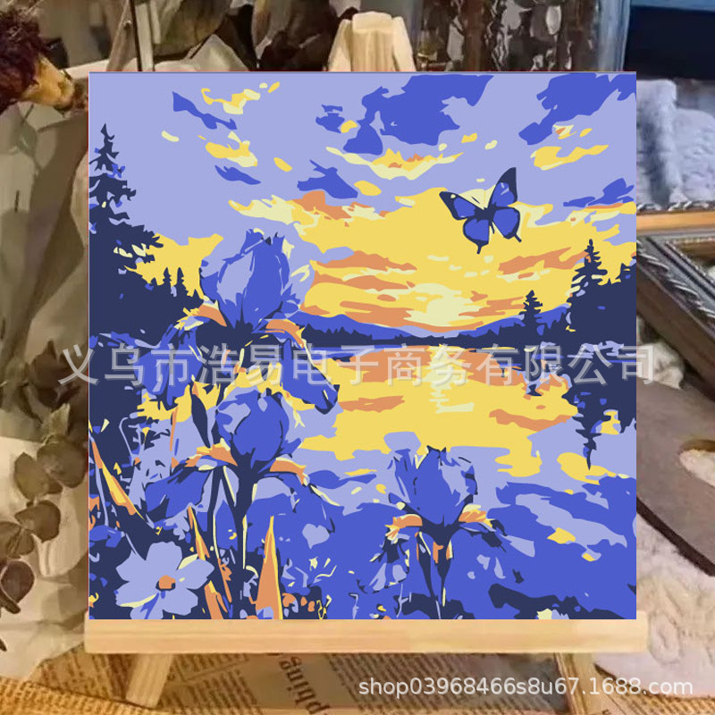 LL278 / 20*20cm paint+brush+backing board
