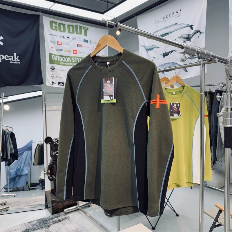 Autumn and Winter Elastic German Velvet Technology Warm Velvet Unisex Mountain Style Outdoor Contrasting Color Splicing Outdoor Base Layer Fleece Jacket Autumn and Winter Elastic German Velvet Technology Warm Velvet Unisex Mountain Style Outdoor Contrasting Color Splicing Outdoor Base Layer Fleece Jacket