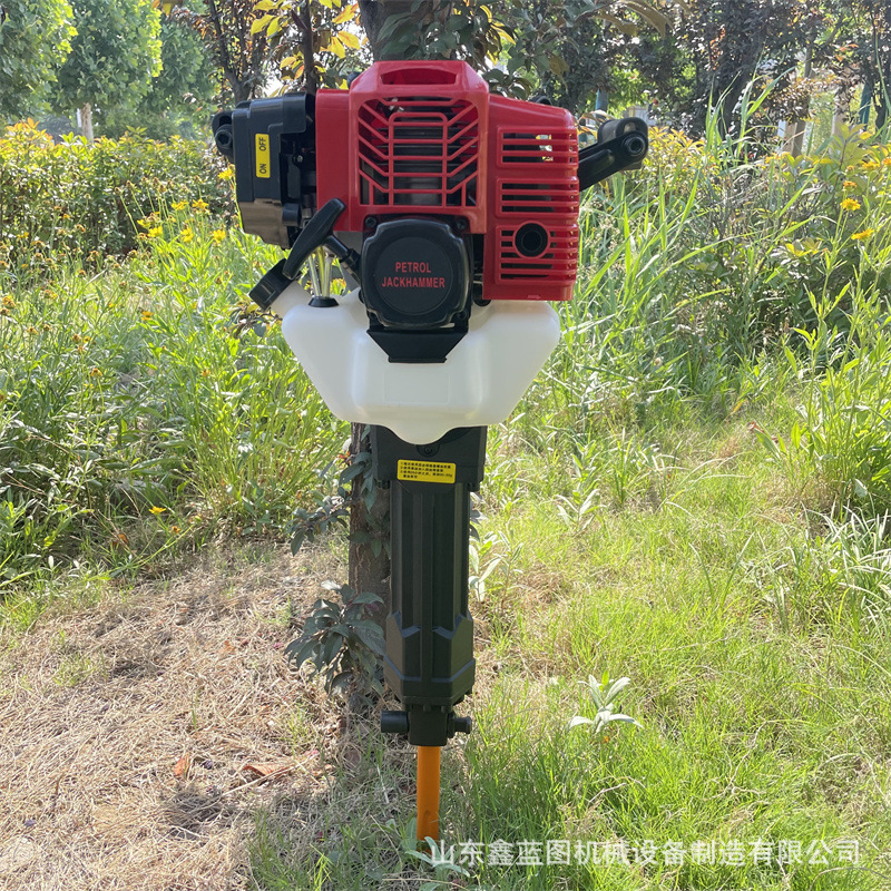 供应大功率油镐工地汽油破碎镐 便携式挖冻土铲汽油打夯机