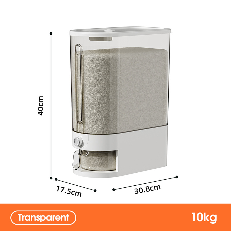 Nuevo cubo de arroz de plástico para el hogar, cubo sellado a prueba de insectos y humedad, tanque de arroz, tanque de almacenamiento de harina, caja de almacenamiento de granos, caja de arroz