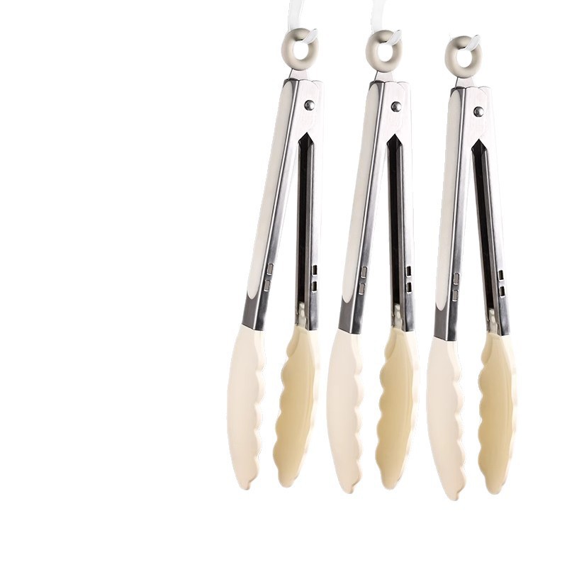 Alimentos de cocina resistentes a altas temperaturas fritos de acero inoxidable filete frito de cocina frito colchón clip de alimentos clip de horno