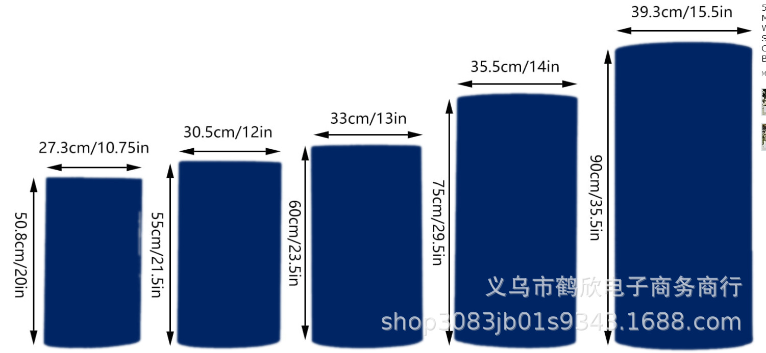 Venta caliente transfronteriza engrosada cubierta de la columna cubierta de la Mesa del cilindro decoración del partido cubierta de la tabla de tela elástica patrón imprimible