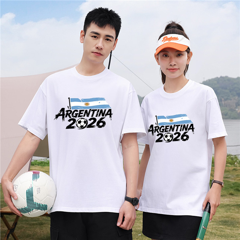 2026 United States, Canada, and Mexico World Cup Jersey Short-Sleeved Football Fan Team Bar Event Clothing T-Shirt 2026 United States, Canada, and Mexico World Cup Jersey Short-Sleeved Football Fan Team Bar Event Clothing T-Shirt